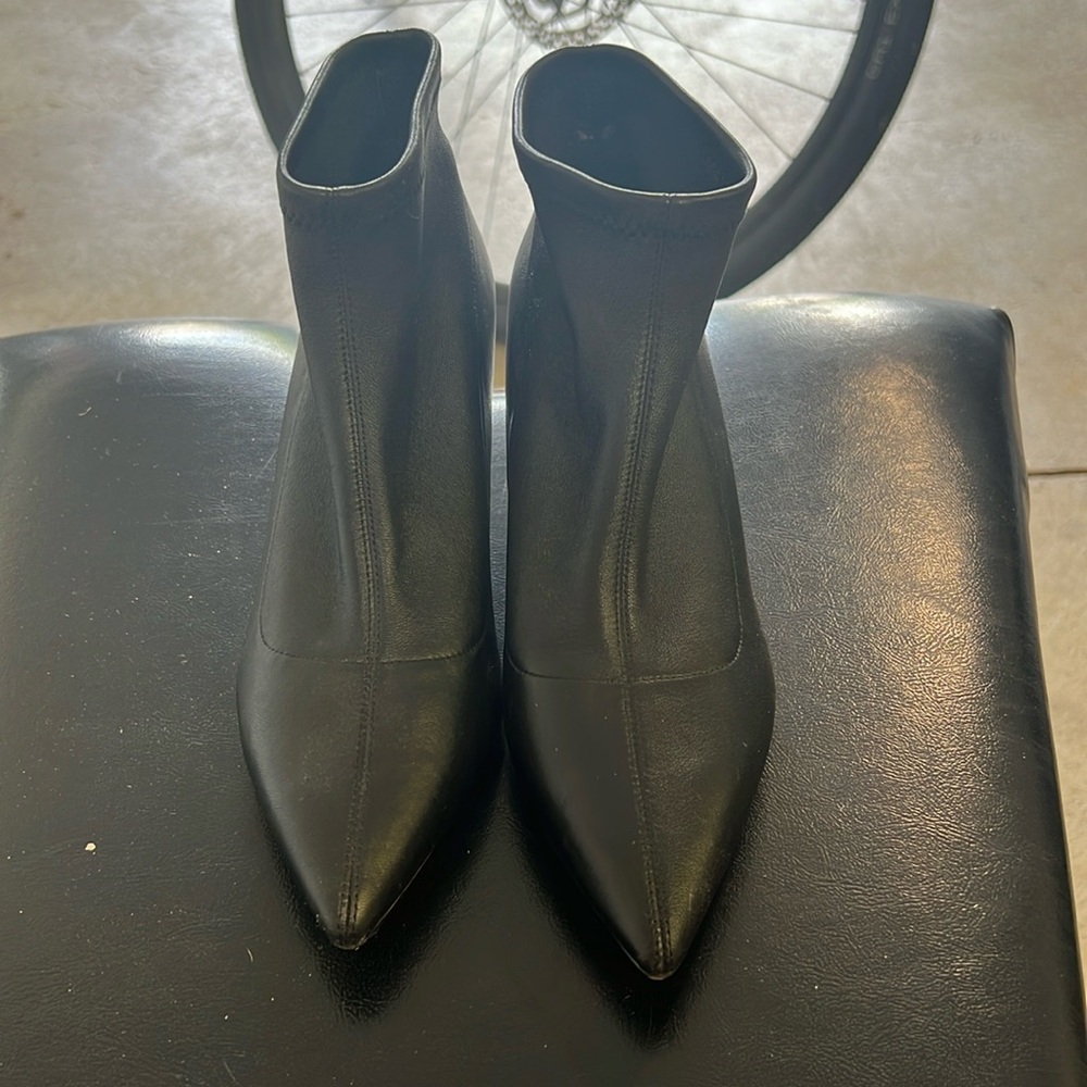 Black ankle boots